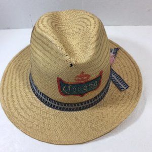 Moreno Calidad Corona Palm Straw Sun Hat